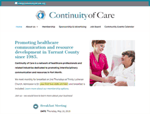 Tablet Screenshot of continuityofcare.org